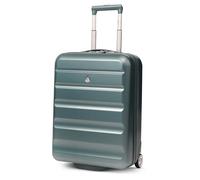 Aerolite Expandable 55x40x20cm to 55x40x23cm Ryanair Priority Wizz Air Priority & More Max Size Lightweight Hard Shell Carry On Hand Cabin Luggage Suitcase 55x40x20 55x40x23, 2-Wheels (Forest Green)