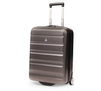 Aerolite Expandable 55x40x20cm to 55x40x23cm Ryanair Priority Wizz Air Priority & More Max Size Lightweight Hard Shell Carry On Hand Cabin Luggage Suitcase 55x40x20 55x40x23, 2-Wheels (Charcoal)
