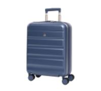 Aerolite Expandable Cabin Luggage Suitcase 55 x 40 x 20cm to 55 x 40 x 23cm Ryanair Priority Wizz Air Priority | Lightweight ABS Hard Shell Hand Aerolite Blue Cabin