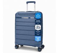 Aerolite Expandable Cabin Suitcase 55x40x20cm to 55x40x23cm - Ryanair & Wizz Air Priority Approved Lightweight Hard Shell Carry On Luggage Made Using