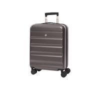 Aerolite Expandable Travel Suitcase 4 Wheel Hard Shell Cabin Luggage in Charcoal Aerolite Charcoal Cabin