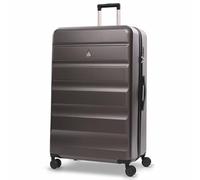Aerolite Extra Large XL 32in 144L Lightweight ABS Hard Shell 4 Wheel Spinner Travel Hold Checked Check in Luggage Suitcase (Charcoal, XL 32in)