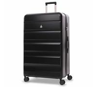 Aerolite Extra Large XL 32in 144L Lightweight ABS Hard Shell 4 Wheel Spinner Travel Hold Checked Check in Luggage Suitcase (Black, XL 32in)