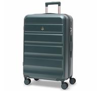 Aerolite Extra Large XL 32in 144L Lightweight ABS Hard Shell 4 Wheel Spinner Travel Hold Checked Check in Luggage Suitcase (Green, M 24in)
