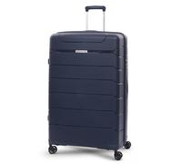 Aerolite Extra Large XL 32in 144L Premium Lightweight Polypropylene Hard Shell 4 Wheel Spinner Travel Hold Checked Check in Luggage Suitcase (Navy)