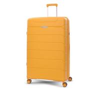 Aerolite Extra Large XL 32in 144L Premium Lightweight Polypropylene Hard Shell 4 Wheel Spinner Travel Hold Checked Check in Luggage Suitcase (Mango)