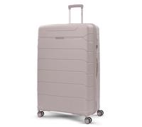 Aerolite Extra Large XL 32in 144L Premium Lightweight Polypropylene Hard Shell 4 Wheel Spinner Travel Hold Checked Check in Luggage Suitcase (Cream)