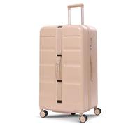 Aerolite Large 101L ABS Hard Shell Check in Checked Hold Travel Spinner Luggage Suitcase Trunk with 4 + 1 Wheels and TSA Approved Lock (Beige)