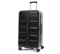 Aerolite Large 101L ABS Hard Shell Check in Checked Hold Travel Spinner Luggage Suitcase Trunk with 4 + 1 Wheels and TSA Approved Lock (Black)