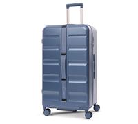 Aerolite Large 101L ABS Hard Shell Check in Checked Hold Travel Spinner Luggage Suitcase Trunk with 4 + 1 Wheels and TSA Approved Lock (Blue)