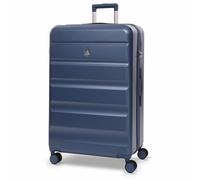 Aerolite Large 28in 100L Lightweight ABS Hard Shell 4 Wheel Spinner Travel Hold Checked Check in Luggage Suitcase (Blue)