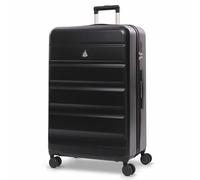 Aerolite Large 28in 100L Lightweight ABS Hard Shell 4 Wheel Spinner Travel Hold Checked Check in Luggage Suitcase (Black)