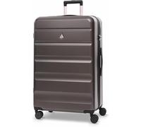 Aerolite Large 28in 100L Lightweight ABS Hard Shell 4 Wheel Spinner Travel Hold Checked Check in Luggage Suitcase (Charcoal)