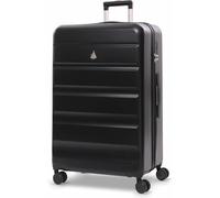 Aerolite Large 28in 100L Lightweight ABS Hard Shell 4 Wheel Spinner Travel Hold Checked Check in Luggage Suitcase (Black)