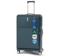 Aerolite Large Expandable 28 Inch Front-Loading Hard Shell Suitcase - Check in Hold Luggage, 8 Wheel Spinner - 124L Lightweight Travel Case for Business & Long Trips (Green)