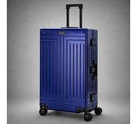Aerolite M-Lite Premium Full Aluminium Large Suitcase, Zipperless TSA Locks, SILVADUR™ Antimicrobial Interior, 360° Spinner Wheels, Checked Luggage, 1