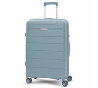 Aerolite Medium 24in 67L Premium Lightweight Polypropylene Hard Shell 4 Wheel Spinner Travel Hold Checked Check in Luggage Suitcase (Sage)