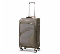 Aerolite Medium 26in Lightweight 8 Wheel Eco Friendly Travel Checked Check in Hold Luggage Suitcase with TSA Lock (Green, M)