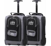 Aerolite MiniMAX 18L Ryanair 40x20x25 Size Cabin Hand Luggage Under Seat Trolley Backpack Carry On Cabin Hand Luggage Bag with 2 Year Warranty Set of 2