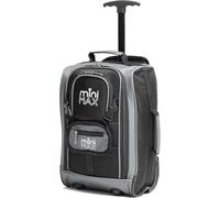 Aerolite MiniMAX 18L Ryanair Size Kids Childrens Cabin Hand Luggage Under Seat Trolley Backpack Carry On Cabin Hand Luggage Bag 40x20x25 with Soft Toy/Doll Carry Pouch (Black)