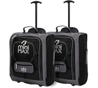 Aerolite MiniMAX 30L EasyJet 45x36x20 Maximum Size Cabin Hand Luggage Under Seat Trolley Backpack Carry On Cabin Hand Luggage Bag with 2 Year Warranty Set of 2