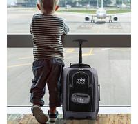 Aerolite MiniMAX 20L Ryanair 40x20x25 Maximum Size Cabin Hand Luggage Under Seat Trolley Backpack Carry On Cabin Hand Luggage Bag with 2 Year Warranty (Black)