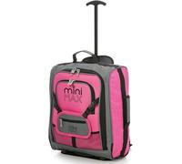 Minimax children's suitcase, trolley, hand bag, backpack with front pocket for toys, dolls, teddy bear Pink pink S