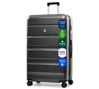 Aerolite Extra Large XL 32in 144L Lightweight ABS Hard Shell 4 Wheel Spinner Travel Hold Checked Check in Luggage Suitcase (Charcoal)