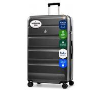 Aerolite Extra Large XL 32in 144L Lightweight ABS Hard Shell 4 Wheel Spinner Travel Hold Checked Check in Luggage Suitcase (Charcoal)