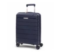 Aerolite Premium Hard Shell Polypropylene Travel Suitcase Luggage 4 Wheels in Navy | Size: Small Aerolite Navy S