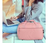 Aerolite Premium Ryanair Under Seat Cabin Bag, Foldable Carry On, 40X20X25Cm, Single, Rose Gold Lightweight Holdall Travel Duffle