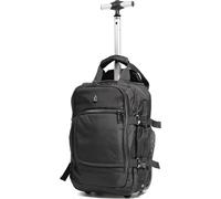 Aerolite 40x20x25 Ryanair Maximum Size Backpack Trolley Bag with 2 Wheels Recycled Eco-Friendly Cabin Luggage Approved Extendable Handle Travel Carry On Holdall Flight Rucksack with 10 Year Warranty