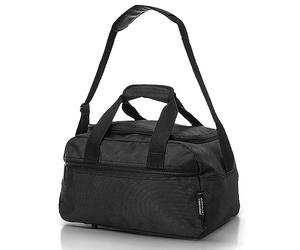 Aerolite Premium Ryanair & Wizz Air Under Seat Cabin Bag - Foldable Lightweight Carry On Hand Cabin Luggage Underseat Flight Travel Holdall Bag Fits Ryanair Cabin Bags 40x30x20 Black
