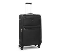 Aerolite Premium Suitcase Large 28 Inch 120L Lightweight 4 Wheel Soft Shell Travel Checked Check in Hold Flight Luggage Suitcase with TSA Lock Black