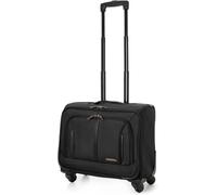 Aerolite Rolling Laptop Case Bag, 45X45X23Cm, Single, 4 Wheels, Black, Padded, Overnight Cabin Trolley For Business Travel