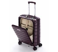 Aerolite Smart Cabin Suitcase with Front Laptop & Tablet Compartment, Expandable 55x40x20 to 55x40x23cm, YKK Zips, Silvadur® Antimicrobial, TSA Lock,