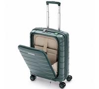 Aerolite Smart Cabin Suitcase with Front Laptop & Tablet Compartment, Expandable 55x40x20 to 55x40x23cm, YKK Zips, Silvadur® Antimicrobial, TSA Lock,