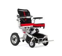 Aerolite Trekker Mobility e-Mobility Device, Dual Battery Up to 18 Mile Range, 32kg Lightweight, 23.5st Max User Weight, Front Suspension, Joystick Control, Cushioned Seat, Travel Friendly