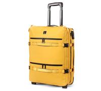 Aerolite Waterproof 55x40x20cm Ryanair Priority Max 44L Travel Trolley Carry On Hand Luggage Flight Cabin Bag 55x40x20 New Ryanair Approved with 2 Wheels, 17in Laptop Pouch & TSA Lock (Mango)