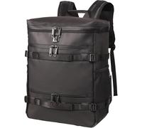 Aerolite Waterproof Office Backpack For Men & Women - Fits 15.6" Laptop - 32L Travel Rucksack - Flight Approved 45x36x20cm EasyJet Under Seat Cabin Bag - Carry On Hand Luggage - Black