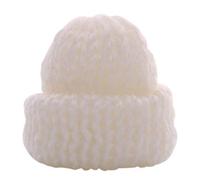 Aeromdale 11 Inch Doll Hat Solid Color Sweater Hat for 26cm-30cm Doll Accessory Toy Only Doll Costume Part A - # E - 1 Pc