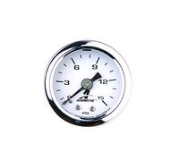 Aeromotive 15632 Fuel Pressure Gauge 0-15 PSI, 1/8" NPT, Liquid Filled, 1.5'' Diameter Dial