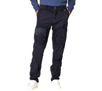 Aeronautica Militare Men's Chino Trousers Pilot Tasconato Pa1352 Cotton Dark Blue Size L B4/054, L, blue