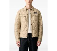 Aeronautica Militare quilted logo-patch padded jacket - Neutrals 48-50-52-54-56