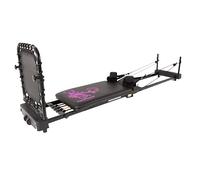 AeroPilates Reformer 435 Plus with Flared Foot Bar (Black & Pink)