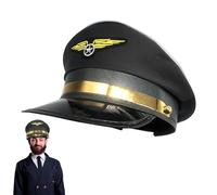 Aeroplane Hat, Pilot Hat - Aeroplane Halloween Costume Hat - Sailor Hat for Adults, Marine Pilot, Captain, for Captain, Halloween Party, Cosplay Accessories