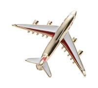 Aeroplane Lapel Pin Badge for Clothing as a Decorative Accessory for Everyday Wear, Normal, Non-precious metal