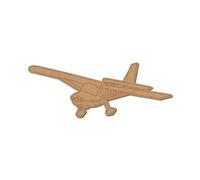Aeroplane Pre Marked Shape 5 - Premium MDF & Plywood Embellishments Laser Cut Craft Shapes for Scrapbooking, Card Making, DIY Decor, Weddings & Personalized Projects