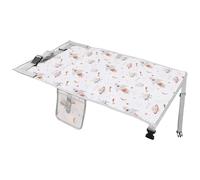 Aeroplane Seats Extender for Toddlers, Converts Seat into Cosy Bed with Safety Belt for Flight Portable Aeroplane Foot Hammock