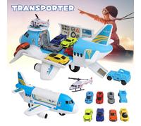 Aeroplane Toy with Vehicles Toy Transport Cargo Airplane Car Toy Set